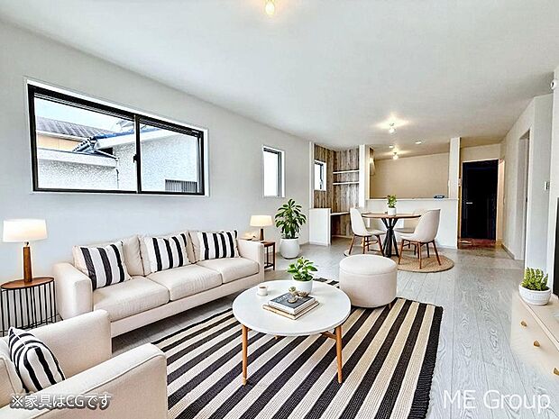 ■心落ち着く場所、ゆったり過ごせるリビング