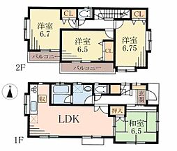 町田市上小山田町　中古戸建 4LDKの間取り