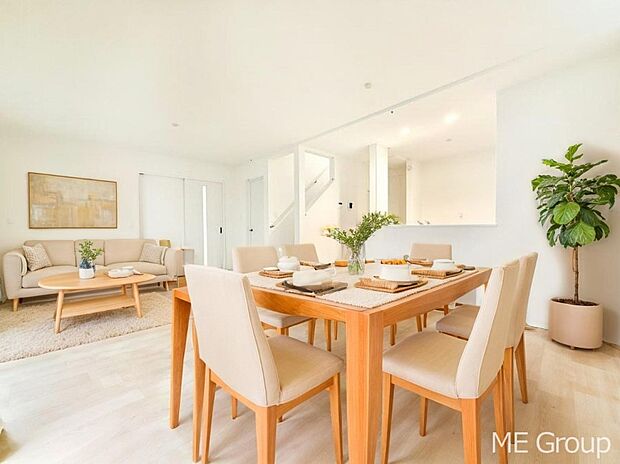 ■家具の配置がしやすく模様替えも楽しめる空間※家具はCGです