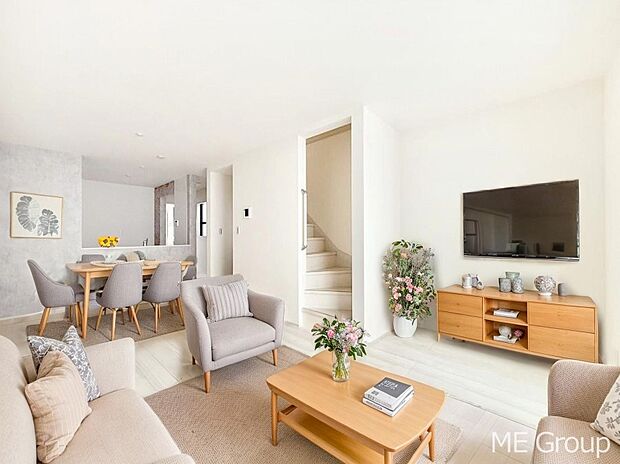 ■さりげないデザインが日常をセンスよく演出※家具はCGです