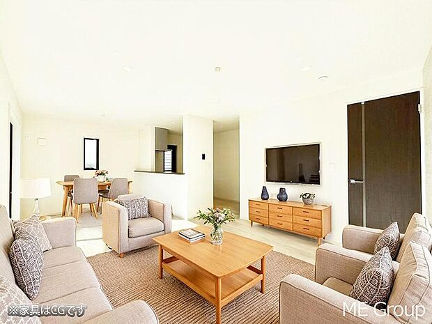 ■心落ち着く場所、ゆったり過ごせるリビング