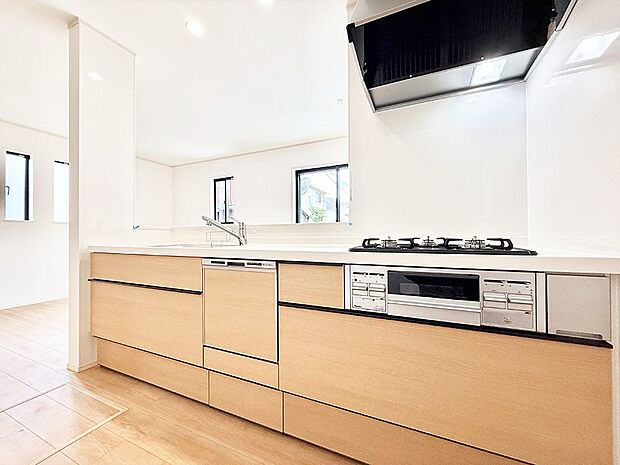 ■家族の絆を深める、温もりのあるキッチン