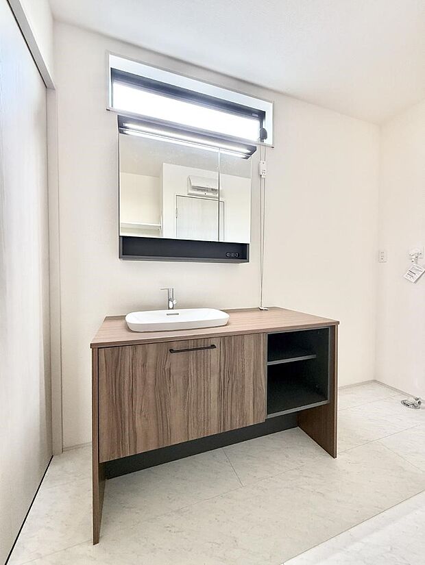 ■お洒落で清潔感のある洗面所