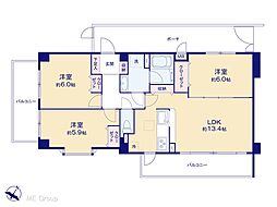 間取図画像 3LDK