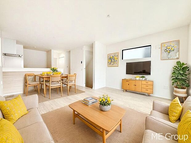 ■家具の配置がしやすく模様替えも楽しめる空間※家具はCGです