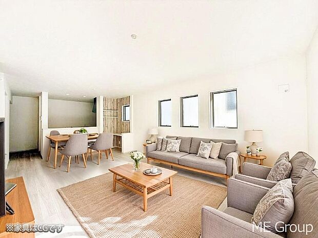 ■くつろぎと笑顔が集まる、心温まるリビング