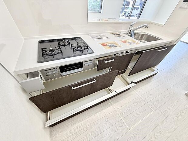 ■キレイに片付く、使いやすいキッチン