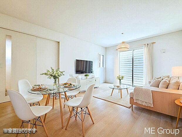 ■温もりを感じる、居心地のいいリビング