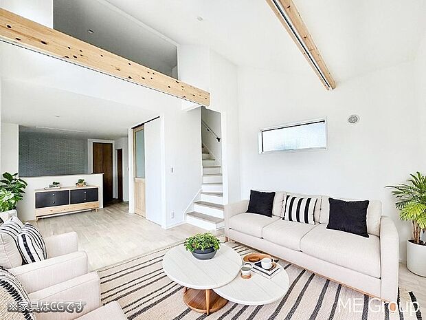 ■心落ち着く場所、ゆったり過ごせるリビング