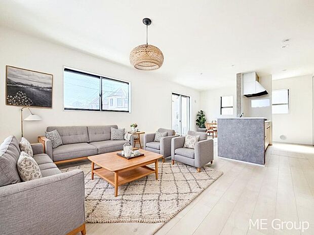 ■さりげないデザインが日常をセンスよく演出※家具はCGです