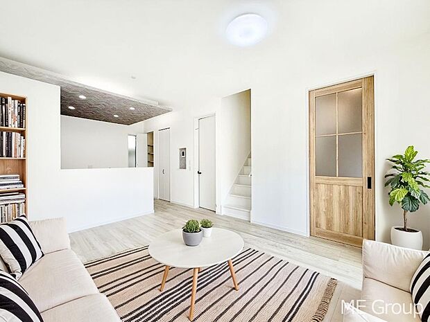 ■家具の配置がしやすく模様替えも楽しめる空間※家具はCGです