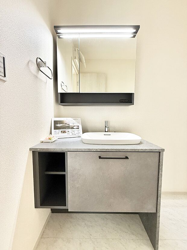 ■お洒落で清潔感のある洗面所