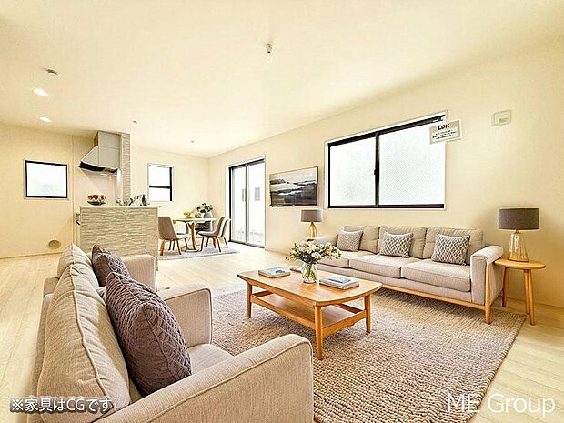 ■心落ち着く場所、ゆったり過ごせるリビング