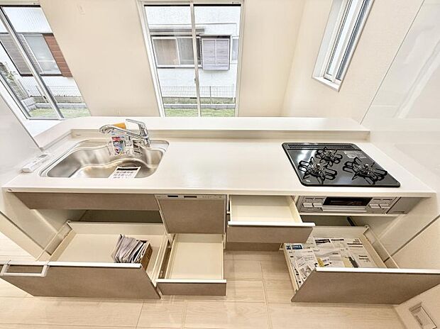 ■キレイに片付く、使いやすいキッチン