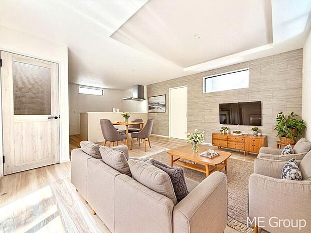 ■家具の配置がしやすく模様替えも楽しめる空間※家具はCGです