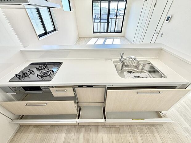 ■家族の絆を深める、温もりのあるキッチン