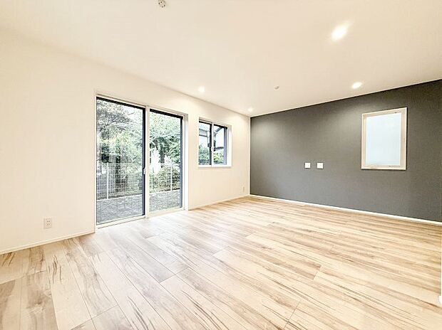 ■温もりを感じる、居心地のいいリビング