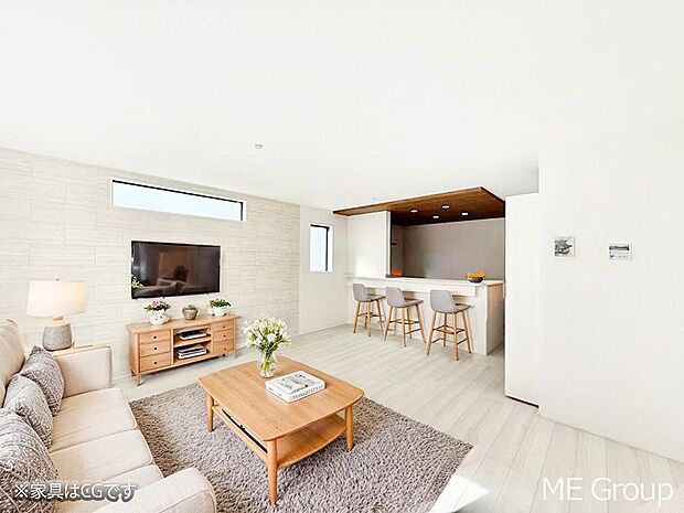 ■心落ち着く場所、ゆったり過ごせるリビング