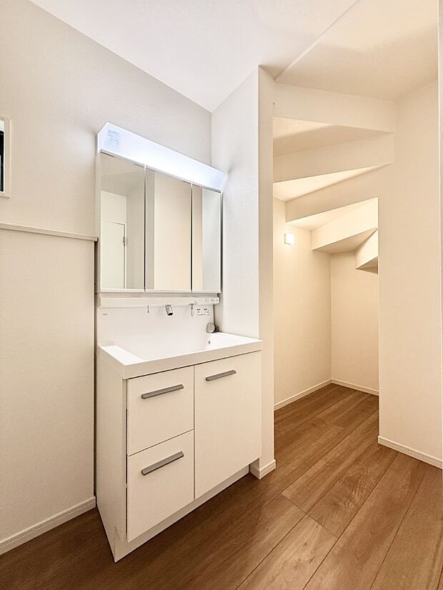 ■朝の準備がスムーズにできる広さです