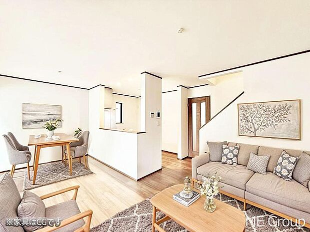 ■くつろぎと笑顔が集まる、心温まるリビング