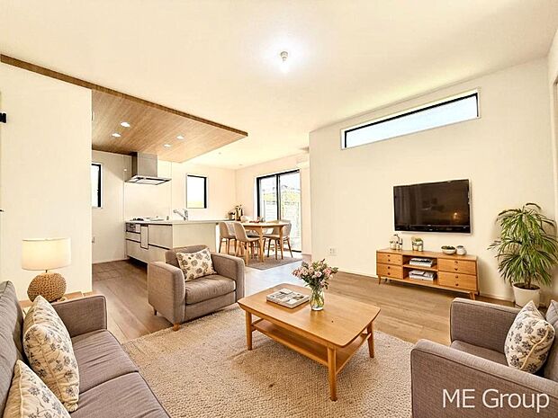 ■さりげないデザインが日常をセンスよく演出※家具はCGです