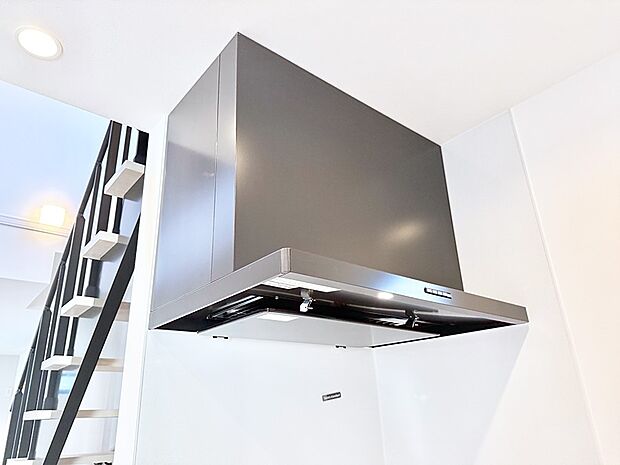 ■調理時の蒸気や匂いが換気扇に誘導され、効率的に排煙ができます。