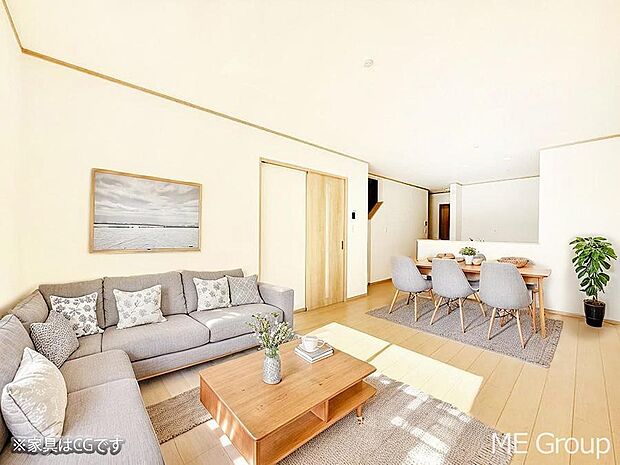 ■心落ち着く場所、ゆったり過ごせるリビング