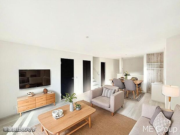 ■くつろぎと笑顔が集まる、心温まるリビング