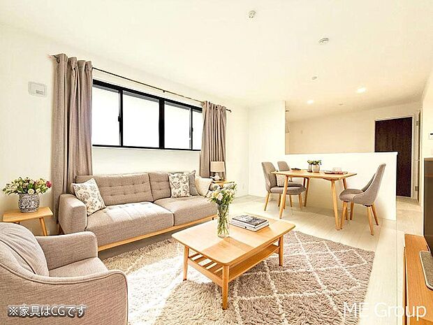 ■くつろぎと笑顔が集まる、心温まるリビング