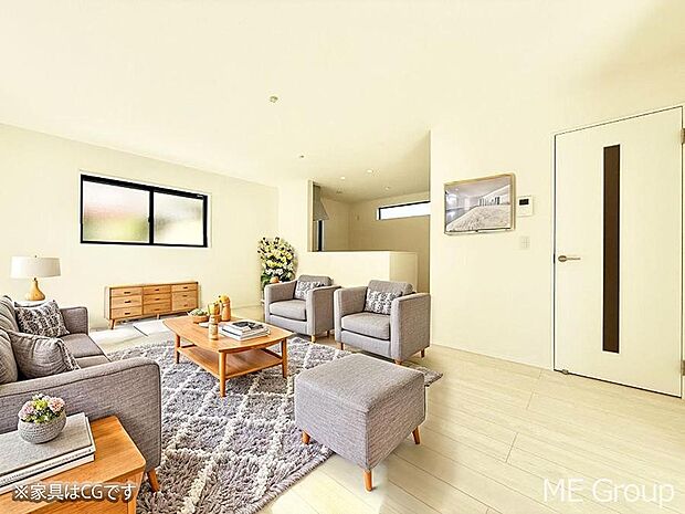 ■くつろぎと笑顔が集まる、心温まるリビング