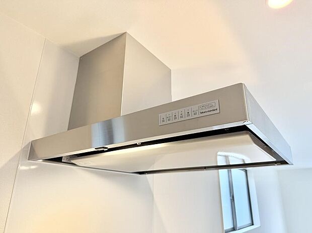 ■調理時の蒸気や匂いが換気扇に誘導され、効率的に排煙ができます。
