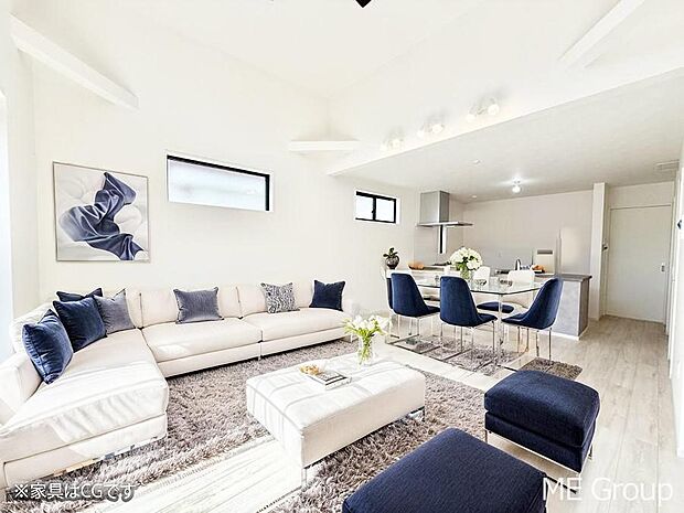 ■心落ち着く場所、ゆったり過ごせるリビング