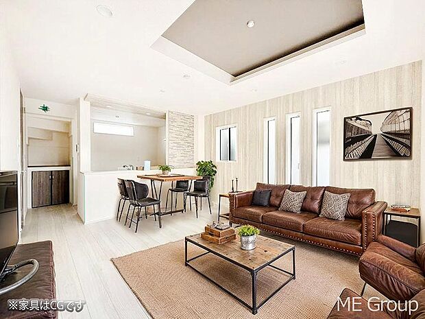 ■心落ち着く場所、ゆったり過ごせるリビング