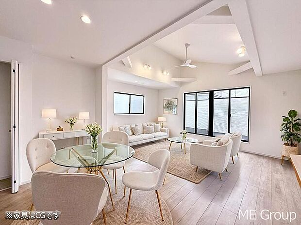 ■くつろぎと笑顔が集まる、心温まるリビング