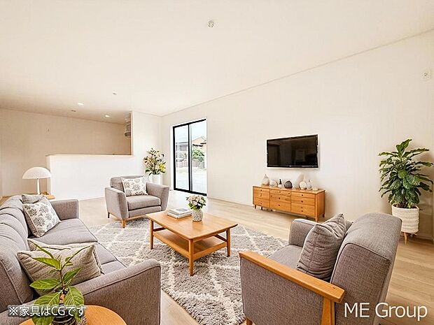 ■心落ち着く場所、ゆったり過ごせるリビング