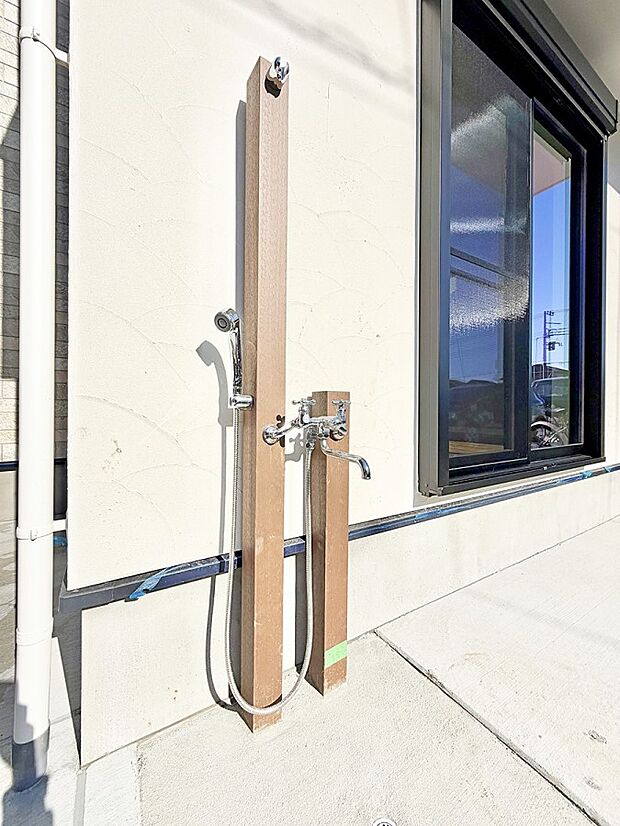 ■屋外シャワーあり!