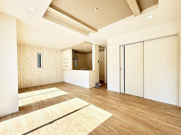 ■温もりを感じる、居心地のいいリビング