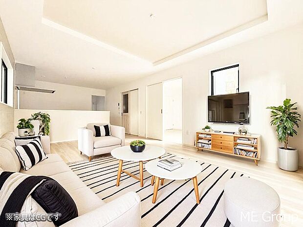 ■くつろぎと笑顔が集まる、心温まるリビング