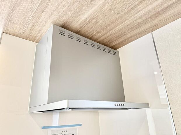 ■調理時の蒸気や匂いが換気扇に誘導され、効率的に排煙ができます。