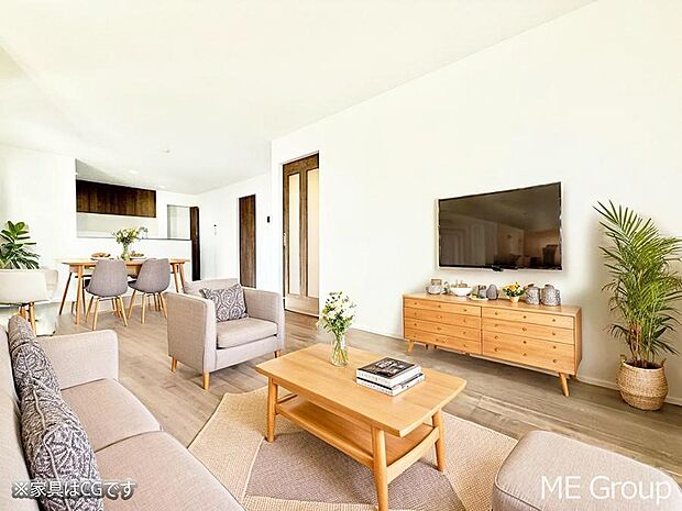 ■心落ち着く場所、ゆったり過ごせるリビング