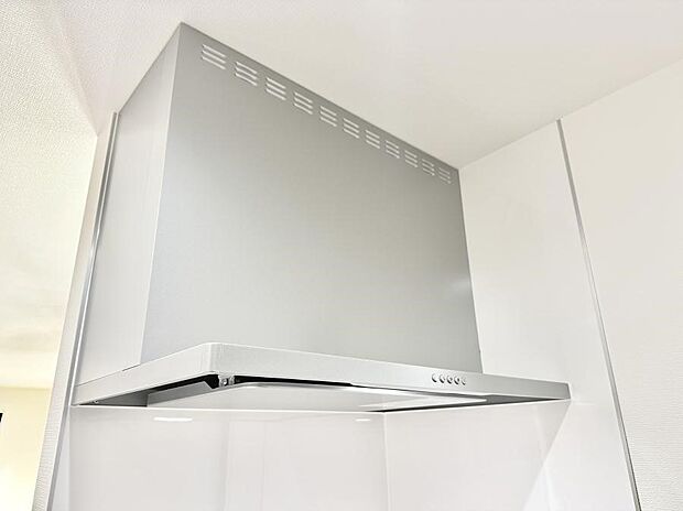 ■調理時の蒸気や匂いが換気扇に誘導され、効率的に排煙ができます。