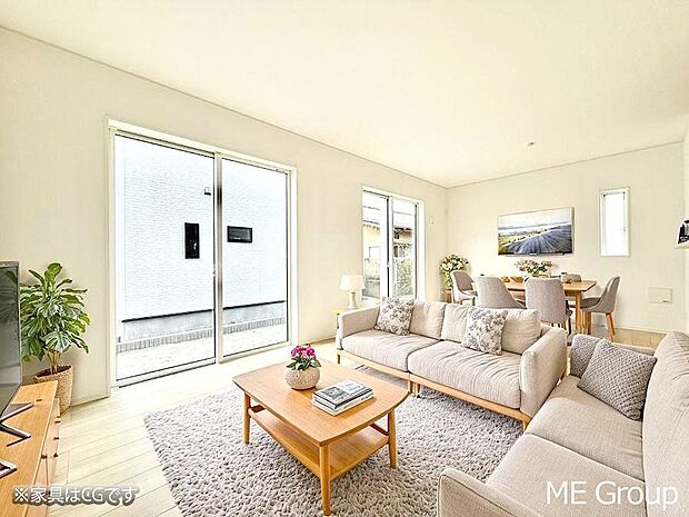 ■家族の笑顔があふれる、くつろぎの空間