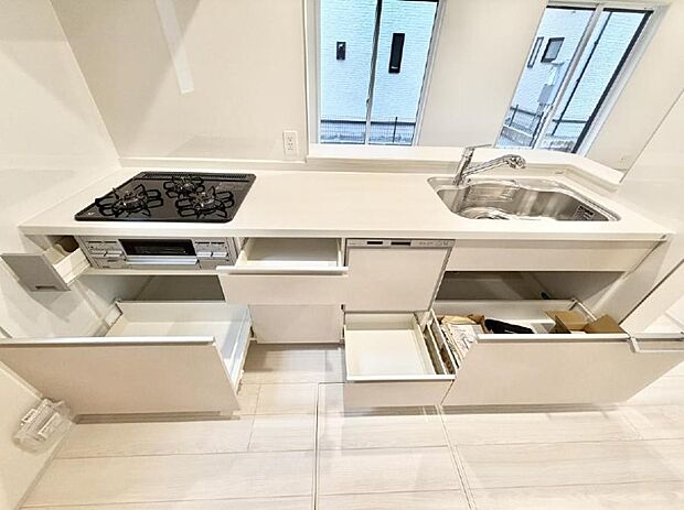 ■キレイに片付く、使いやすいキッチン