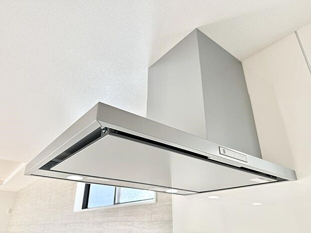 ■調理時の蒸気や匂いが換気扇に誘導され、効率的に排煙ができます。