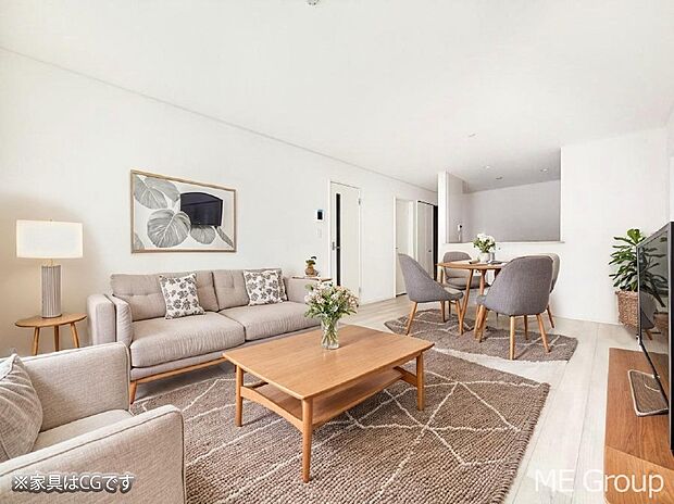 ■心落ち着く場所、ゆったり過ごせるリビング