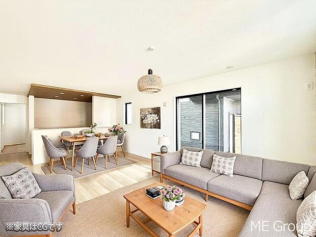 ■心落ち着く場所、ゆったり過ごせるリビング