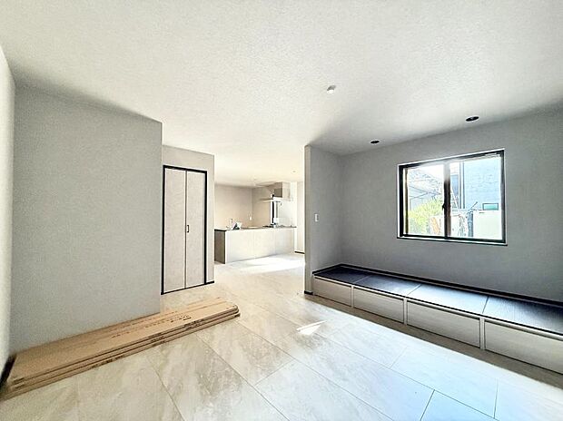 ■温もりを感じる、居心地のいいリビング