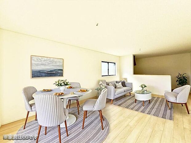 ■くつろぎと笑顔が集まる、心温まるリビング