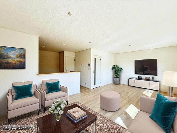 ■心落ち着く場所、ゆったり過ごせるリビング