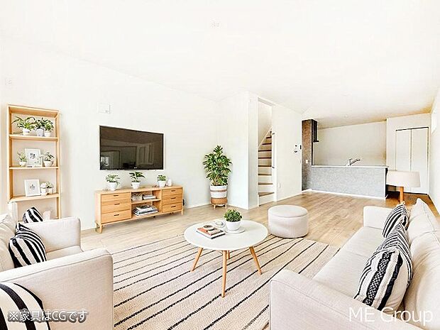 ■心落ち着く場所、ゆったり過ごせるリビング